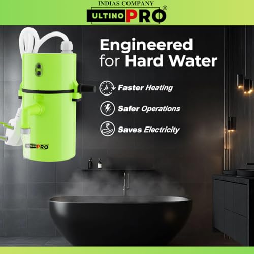 Image of 𝐈𝐍𝐃𝐈𝐀𝐒 𝐎𝐑𝐈𝐆𝐈𝐍𝐀𝐋 𝐖𝐢𝐭𝐡 𝐀𝐮𝐭𝐨 𝐂𝐮𝐭-𝐎𝐟𝐟, Portable Geyser /Instant Geyser, 1.5 liter [𝟐𝟎 𝐘𝐄𝐀𝐑 𝐒𝐄𝐑𝐕𝐈𝐂𝐄 𝐖𝐀𝐑𝐑𝐀𝐍𝐓𝐘] (GREEN)