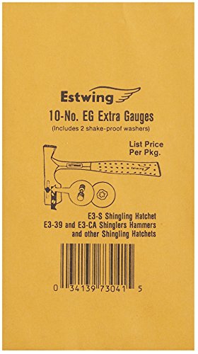 Estwing EG Shingler's Hammer/Hatchet Replacement Screw Gauges - 10 Pack - Fits E3-CA and E3-S