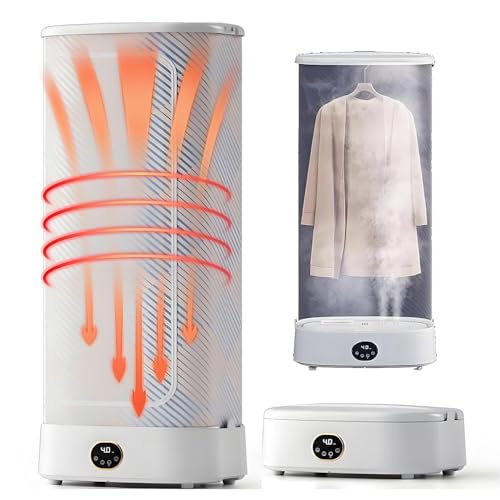 AiODiO Wireless Vertical Steam Iron ， Portable Clothes Dryer, Steam Ironer,Clothes Dryer, Automatic Garment Care System To Steam，360° Circulating Heat Flow