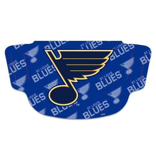 Wincraft NHL St. Louis Blues Unisex Fan Gear Face Mask, Team Colors, One Size