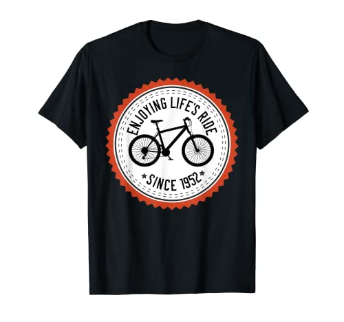 Cool 70th Birthday camiseta 70 Year Old Mountain Biker Camiseta