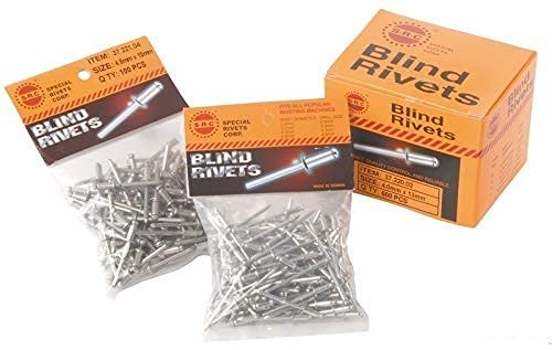 Rivet INOX 4,8x16mm fixation bateau OSCULATI blister de 100 rivets aveugles