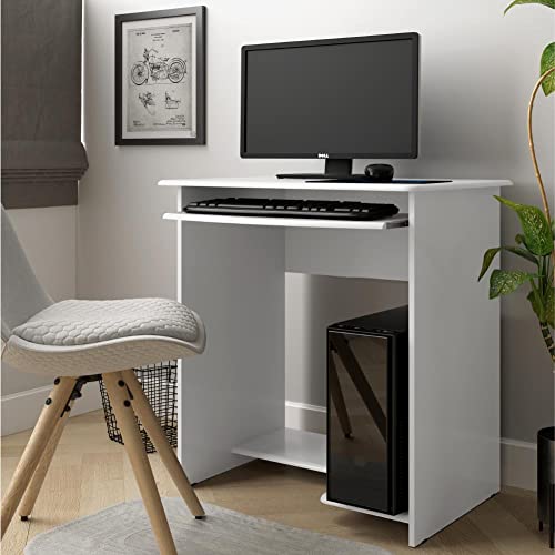 Mesa para Computador Prática EJ Móveis Branco