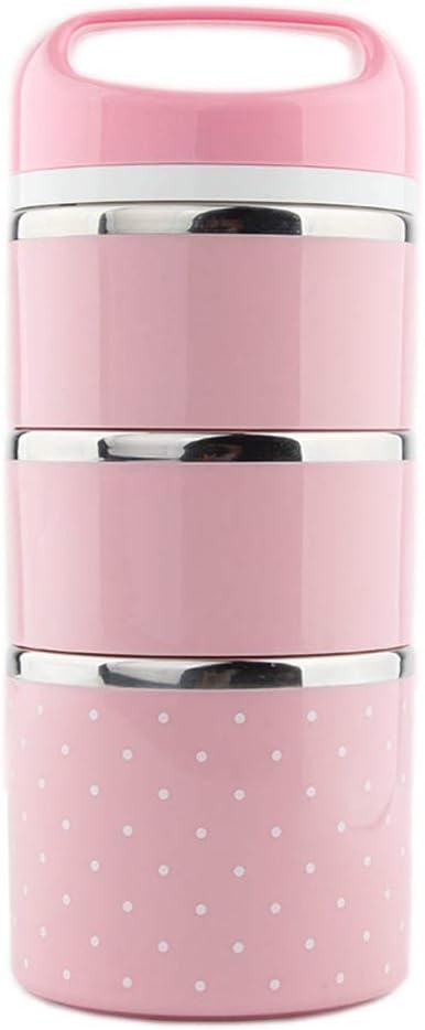 OSPARD Stackable Bento Box Leakproof Lunch Box Kids School Adult