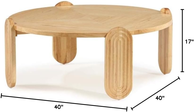 Now House by Jonathan Adler Josef Cocktail Table, Blonde Wood