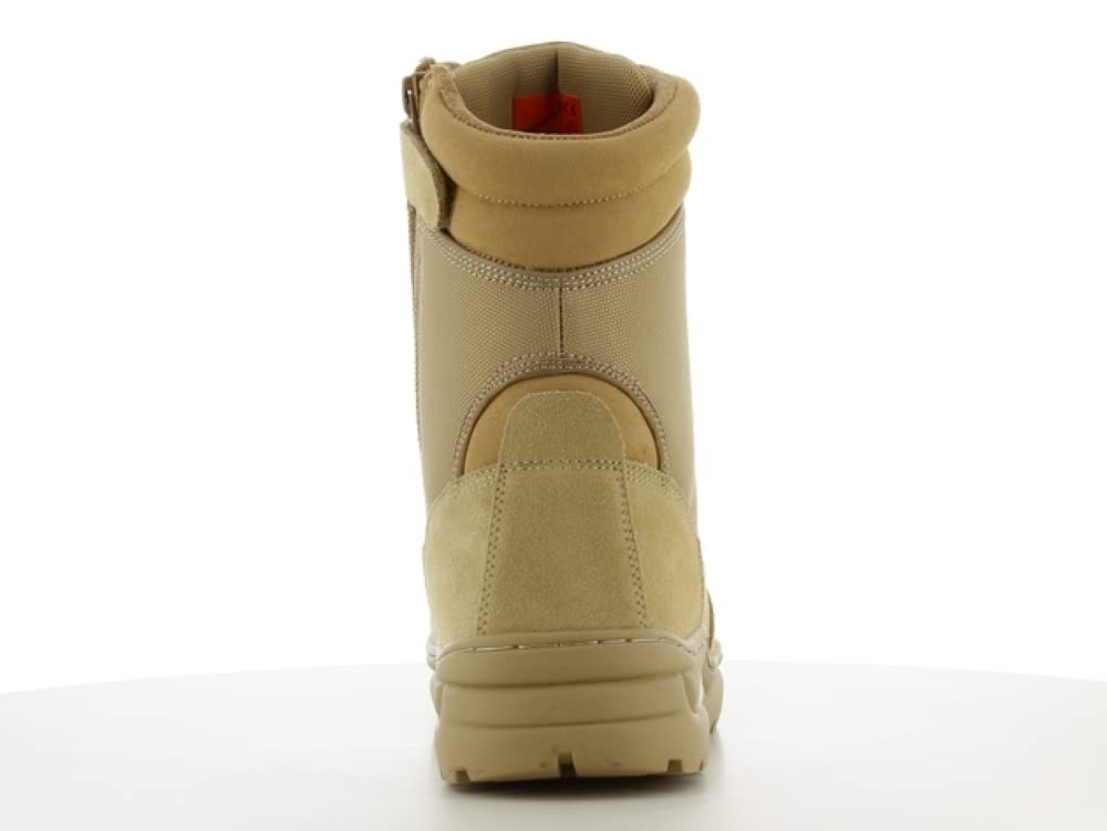 Stivali tattici leggeri senza sabbia, con zip laterale, taglio alto SRA, sicurezza Jogger Dune – 5 UK