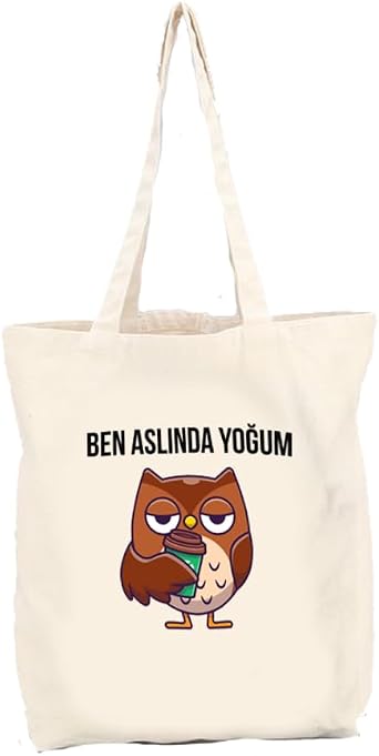 Ben Asl nda Yo um Komik Bask l  Gabardin Bez  anta