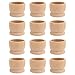 Oulensy 12pcs Classique Pâques Coquetier en Bois Oeufs Plateau Enfants Bois De Table Tenant Tasses Porte-conteneurs De Rangement en Bois Jouets Enfants Crafts
