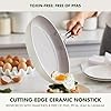 GreenPan Nova 10-Piece Cookware Pots & Pans Set, Oprah’s Favorite Things 2024, PFAS-Free Ceramic Nonstick, Fry, Sauté, Stockpot, Utensils, Lids, Induction Suitable, Dishwasher & Oven Safe, Cream White #2