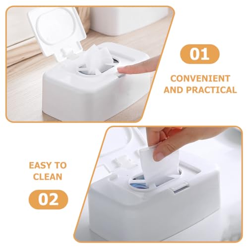 Distributeur de lingettes rigide au design épuré pour maison - 4
