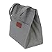 Oshhni Borsa Termica Impermeabile in Tessuto Oxford Borsa da Picnic Borsa da Pranzo Portatile di Grandi Dimensioni Pacchetto Isolante per Borsa congelata, Grigio