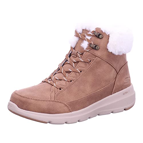 Skechers Glacial Ultra – Cozyly, Botas Mujer, Chestnut, 38 EU