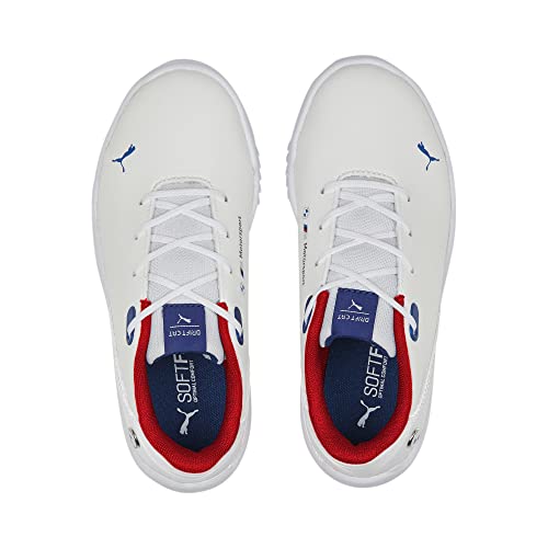 PUMA Unisex-Child Alternative Closure Shoes BMW M Motorsport Drift Cat Decima Hook and Loop Sneaker, Black/Pop Red White, 11.5 US Little Kid4