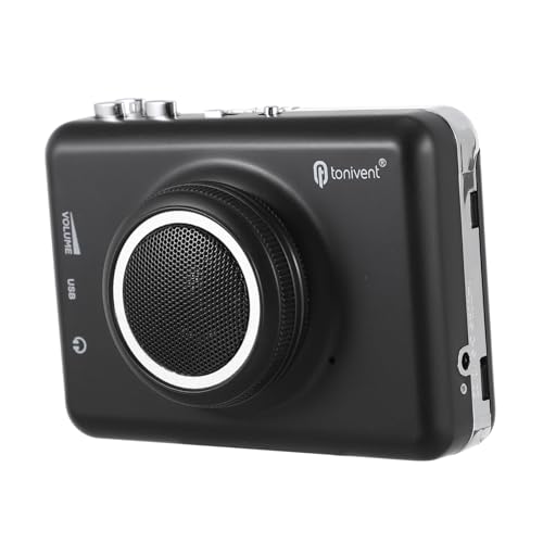 KONTONTY Music Player Cassette Tape to Mp3 Converter Cassette Player Portable Tape Speaker