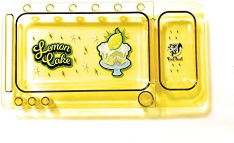 Skunk Brand Rolling Tray - 12.5"x6.5" / Assorted Designs (Lemon Cake)