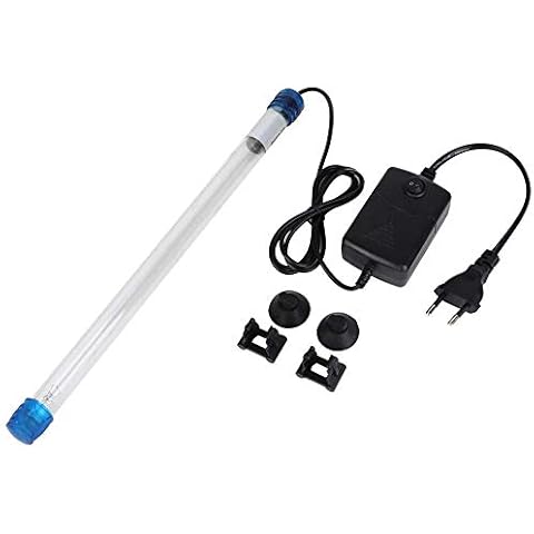Aquarium Lighting, Aquarium LED Lighting, Submersible UV Light, Waterproof Ste-Rilizer, Aquarium UV Lamp for Aquarium Cover