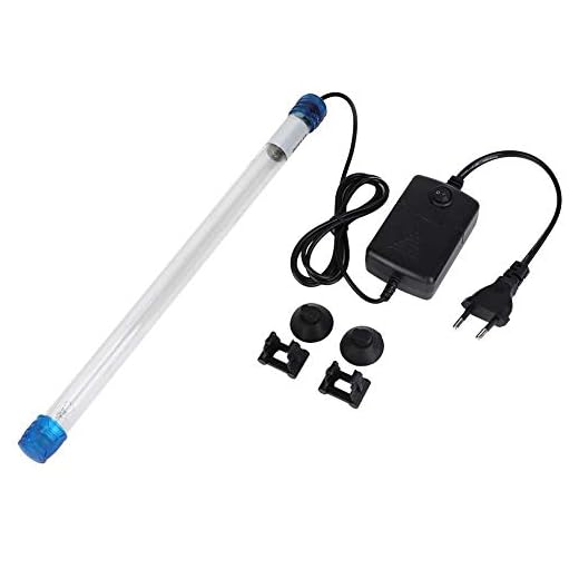Akvarium UV-sterilisator Lätt Vattenren lampa nedsänkbar UV-ljus Alger Bakterier Dödlampa för rengöring av akvarier Akvariumpooler Fishbowl (11W)