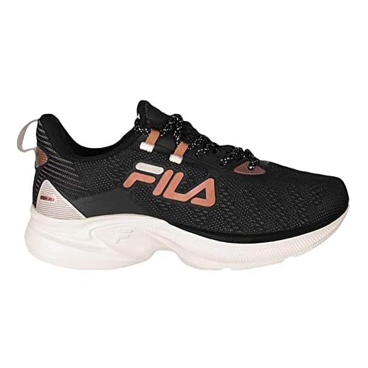 Tenis Fila Racer For All, Feminino, Preto/Cobre/Bege, 36