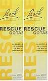 Bach - Rescue Gotas, con ingredientes de origen Natural a Base de Flores de Bach - 20 ml (Paquete de 2)