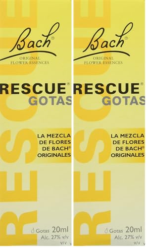 Bach - Rescue Gotas, con ingredientes de origen Natural a