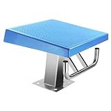 【UTILISATION PRATIQUE】Conçu en kit, le plongeoir ne nécessite aucun assemblage. Quatre boulons d'expansion en acier inoxydable sont inclus pour une fixation solide au bord de la piscine.