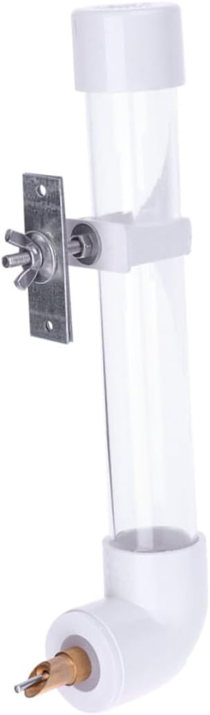 POPETPOP Automatic Hanging PET Water Dispenser for Medium Large Parrots 1.5L Capacity Easy Clean Water Feeder