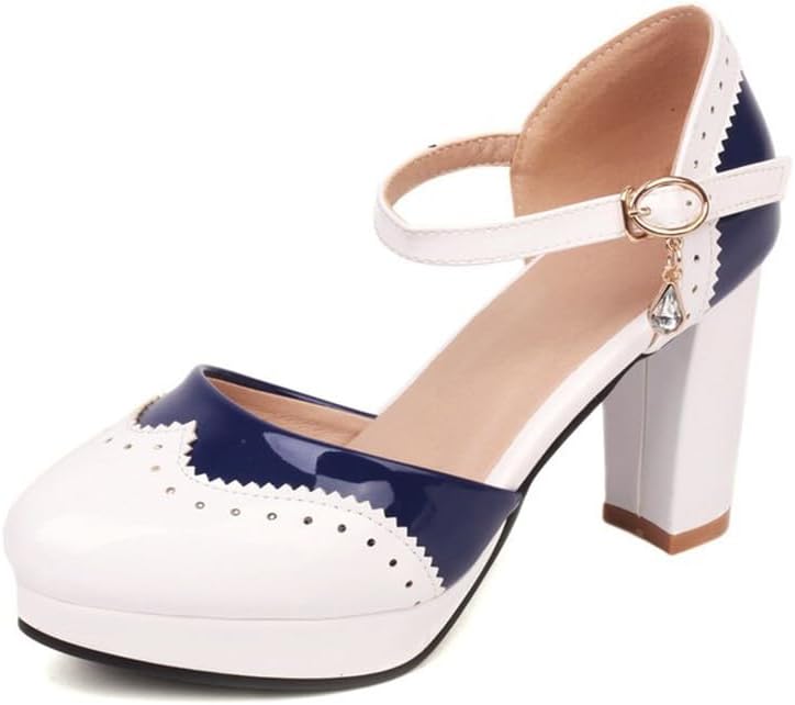 MEOTINA Cute Bow Heels Mary Janes Shoes Women Dress Platform Strappy High Heels Kawaii Shoes