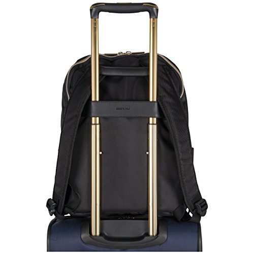 Kenneth Cole Reaction Women's Polyester Twill Single Compartment 15.6" Computer Backpack, Black-Old, One Size #TOP3