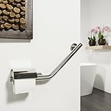Tiger 299150346 Grab Rail with Toilet Roll Holder, Stainless Steel Polished, 40.4 x 24.1 x 8 cm - Image 3