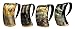 Taza de cuerno vikinga, taza para hidromiel, taza de cuerno, vikingo, Edad Media, taza, cuerno auténtico 0,3 - 0,7l, multicolor, 300-500 ml
