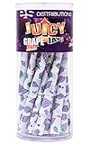 Juicy Jay Grape Flavored Cones | 36 Total Cones | Pre-Rolled Flavored Cones Ready to Smoke with 12 Additional Reusable Dank 7 Tips
