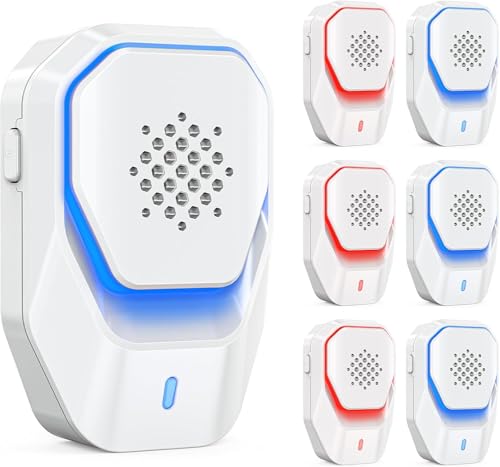 Upgraded 6 Packs Ultrasonic Pest Control Repeller, Electronic Spider Repellent Indoor for Insect...