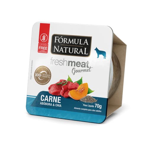 Adimax Ração Úmida Fórmula Natural Patê Para Cães Sabor Carne 70G