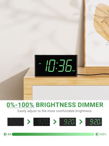 Pplee PPLEE-1008I-GN Extra Loud Vibrating Alarm Clock thumb #4