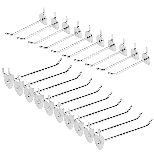 ULTECHNOVO Strong Load-Bearing Capacity Iron Heart-Shaped Apple-Shaped Hooks 20pcs for Supermarket Display Pegboard