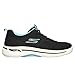 Skechers Women's Go Walk Arch Fit Unify, Black/Aqua, 9