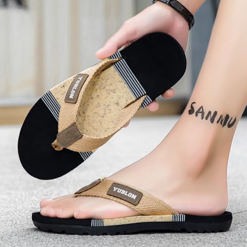 Men's Flip Flops Arch Support Summer Beach Pool Water Thong Sandals