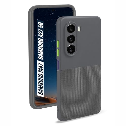 Image of AIBEX Premium Back Cover Case Compatible for Samsung F70 Pro 5G / Samsung M47 5G / Samsung A27 5G| Scratch & Drop Tested Shockproof Matte Texture Case with Soft Microfibre Lining | Slim Fit Cover