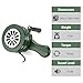 QWORK Hand Crank Siren Horn, Hand Loud Crank, Emergency Safety Manual Siren, Portable Hand Held Siren Horns Alarm, Loud Mechanical Alarm for Factory, School & Outdoor Use