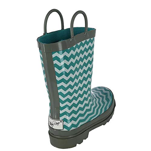 Girls Lacy Chevron Rain Boots4