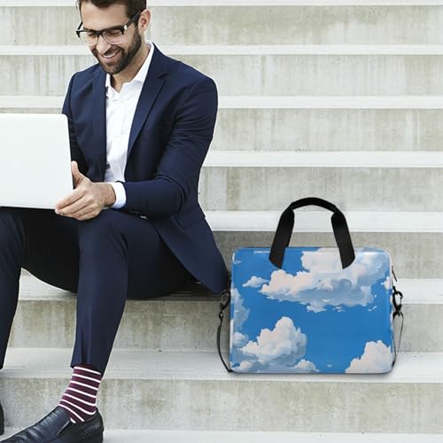 Travel Laptop Bag Handbag Portable Crossbody Messenger 15.6" miniatura 3