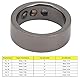 RiToEasysports Smart Ring Health, Fitness für Herzfrequenz, Körpertemperatur, Blutsauerstoff, Wasserdicht, Schwarz (22) Outdoor Uhr