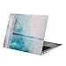 Price comparison product image AUSMIX Macbook Air 11 inch Case, Rubberized Colorful Print Hard Shell Case Ultra Slim Protective Case Cover for MacBook Air 11 inches (Models: A1370 and A1465) - Cyan Oil Paint