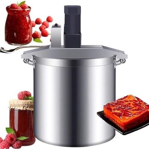 Commercial Electric Food Mixer - Stainless Steel Automatic Mixer for Hot Pot Seasoning, Soup Sauce Stirring & Frying, Adjustable Speed, Heavy-Duty Kitchen Equipment