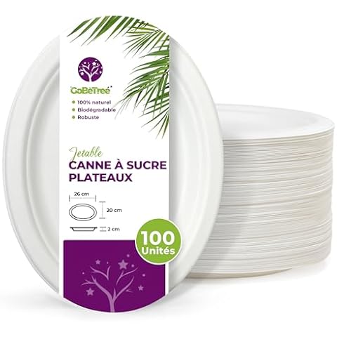 Plateaux ovales jetables GoBeTree Cover
