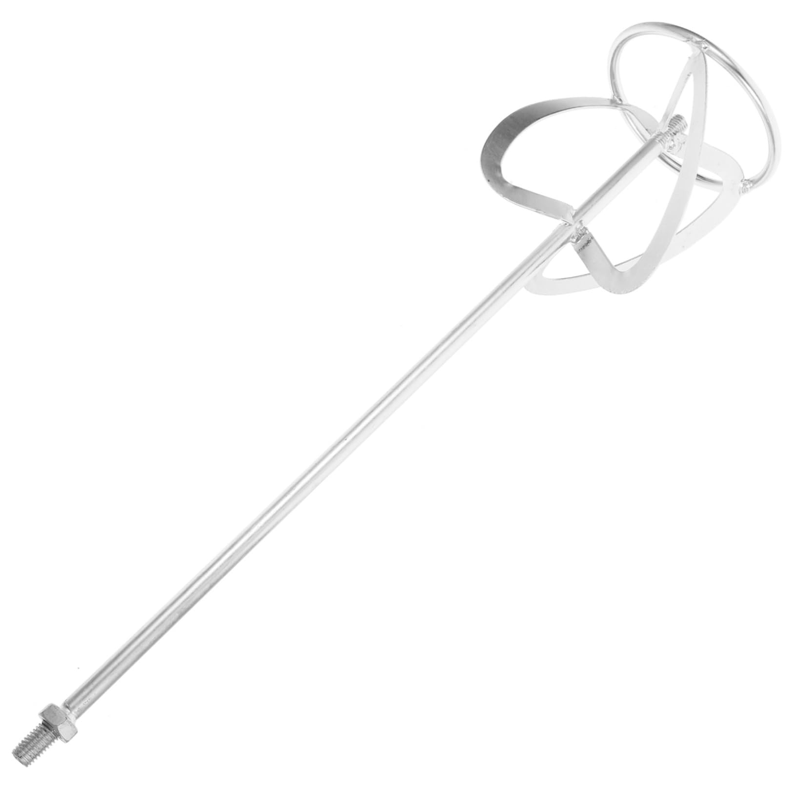 Verzinkter Stahl Farbmischpaddel mit Metrischem Gewinde 52x11,3 Cm