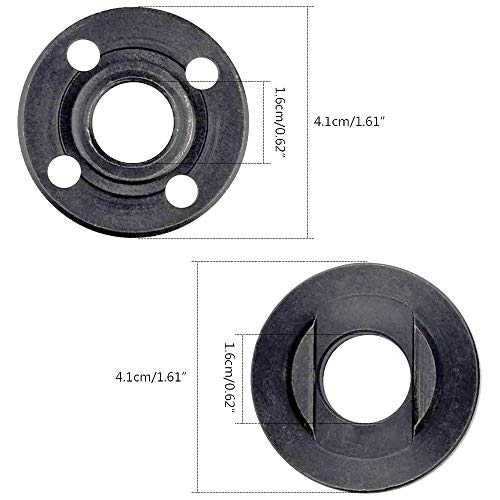 Angle Grinder Wrench Spanner Metal Lock Nut Fits Dewalt Milwaukee Makita 193465-4 Bosch Black & Decker Ryobi 4.5\" 5\" 5/8-11 - Thumbnail 3