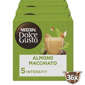 Nescafé Dolce Gusto capsules Almond Macchiato Vegan – 36 koffiecups – geschikt voor 36 koppen koffie – Dolce Gusto cups