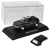 Norev Volkwagen Golf I Schwarz Cabrio 1979-1993 1/43 Modell Auto mit individiuellem Wunschkennzeichen