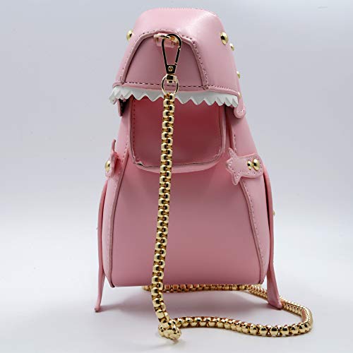 QiMing Dinosaur Shoulder Purses,PU Stegosaurus CrossBody Bag for Girl Women3